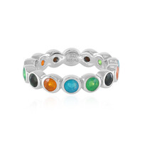 Opal-Silberring