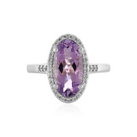 Lavendel-Amethyst-Silberring