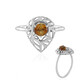 Brasilianischer Oranger Turmalin-Goldring (Ornaments by de Melo)