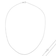 Silber-Panzerkette - 40-45 cm - 1,32 g