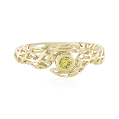 Gelber I2 Brillant-Goldring (Ornaments by de Melo)