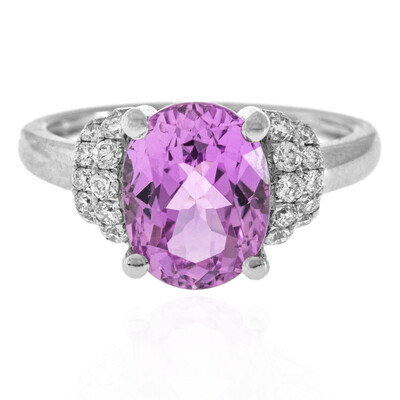 Brasilianischer Kunzit-Platinring
