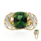 Chrom-Turmalin-Goldring (Rifkind 1894 Collection)