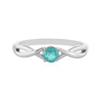 Blauer Apatit-Silberring