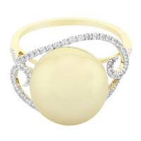 Goldene Südseeperlen-Goldring (TPC)