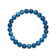 Blauer Apatit-Armband