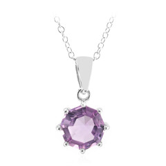 Bolivianischer Amethyst-Silberhalskette