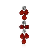 Tansanische Rubine &amp; Weiße Saphire 2,56 ct