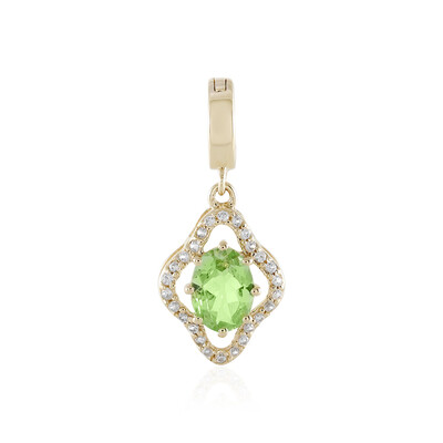 Mint-Grossular-Goldanhänger