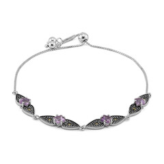 Amethyst-Silberarmband