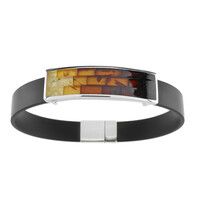 Baltischer Bernstein-Silberarmband