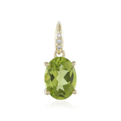 Peridot-Goldanhänger