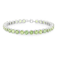 Russischer Apatit-Silberarmband