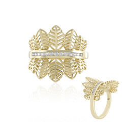 Zirkon-Goldring (Ornaments by de Melo)