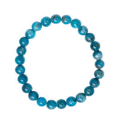 Blauer Apatit-Armband