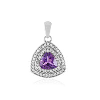 Sibirischer Amethyst-Silberanhänger
