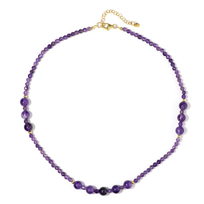 Amethyst-Silberhalskette