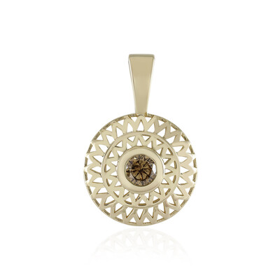 I2 Champagner-Brillant-Goldanhänger (Ornaments by de Melo)