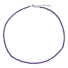 Amethyst-Silberhalskette