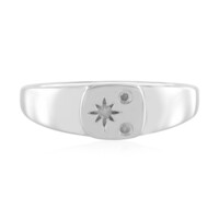 I2 (I) Diamant-Silberring