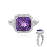 Sibirischer Amethyst-Silberring