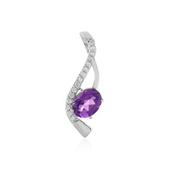 Sibirischer Amethyst-Silberanhänger