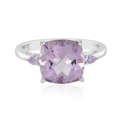 Lavendel-Amethyst-Silberring