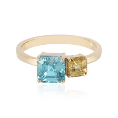 Zirkon-Goldring (Adela Gold)