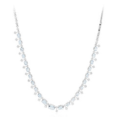 AAA-Brasilianischer Aquamarin-Goldcollier (CIRARI)