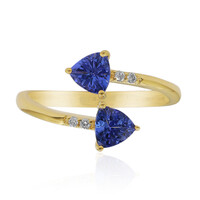 AAA-Tansanit-Goldring