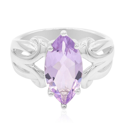 Lavendel-Amethyst-Silberring