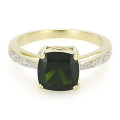 Russischer Diopsid-Goldring