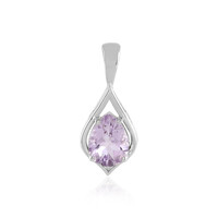 Lavendel-Amethyst-Silberanhänger