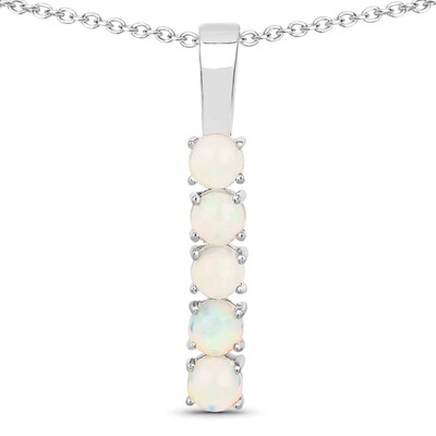 Welo-Opal-Silberhalskette