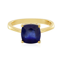 Blauer Madagaskar-Saphir-Silberring