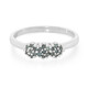 Fancy-Diamant-Silberring