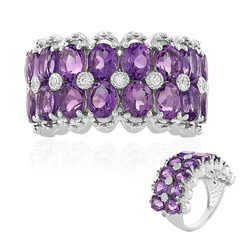 Sambia-Amethyst-Silberring