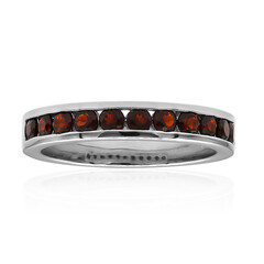 Granat-Silberring