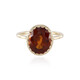 Hessonit-Granat-Goldring