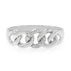 SI Diamant-Silberring