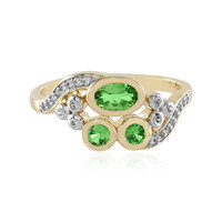 Tansania-Tsavorit-Goldring (D'vyere)