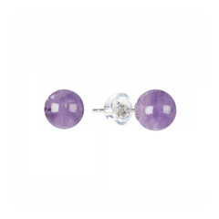 Amethyst-Silberohrringe