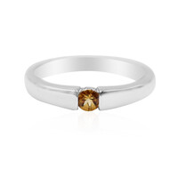 Cognac-Skapolith-Silberring