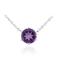 Sambia-Amethyst-Silbercollier