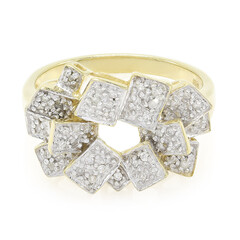 Diamant-Silberring