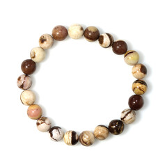 Roter Zebra-Jaspis-Armband