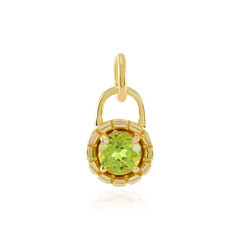 Arizona-Peridot-Silberanhänger