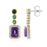 Amethyst-Silberohrringe (Gems en Vogue)