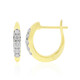 SI1 (G) Brillant-Goldohrringe (Annette)