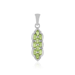 Arizona-Peridot-Silberanhänger